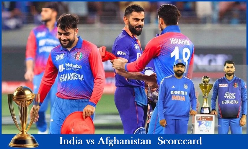India National Cricket Team vs Afghanistan National Cricket Team Match Scorecard