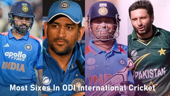 Most Sixes In ODI International Cricket