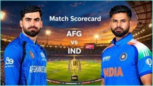 Afghanistan National Cricket Team vs India National Cricket Team Matches: Records, Results & Timeline